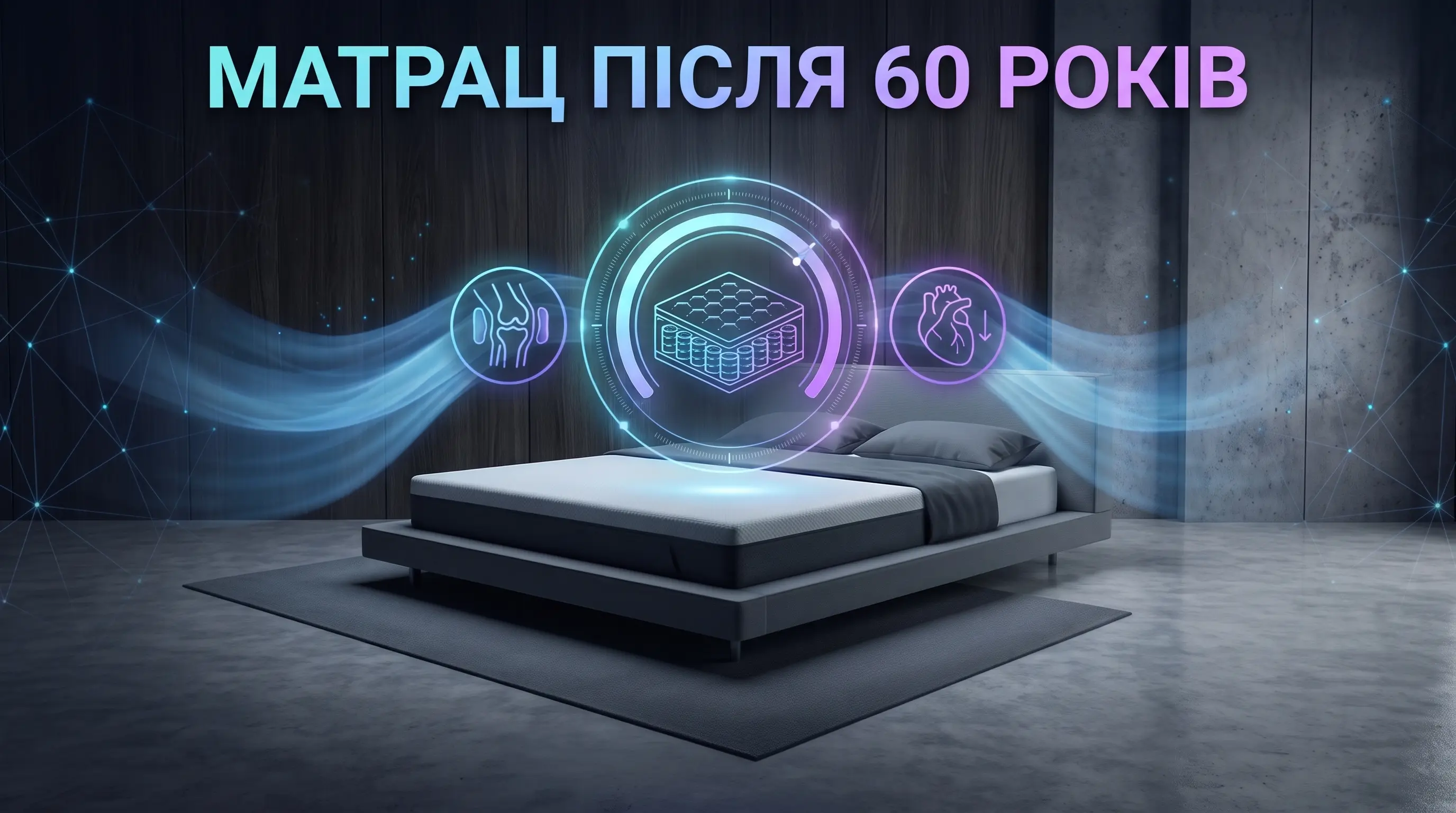Матрац для людей похилого віку: що змінюється після 60 і чому інший матрац потрібен