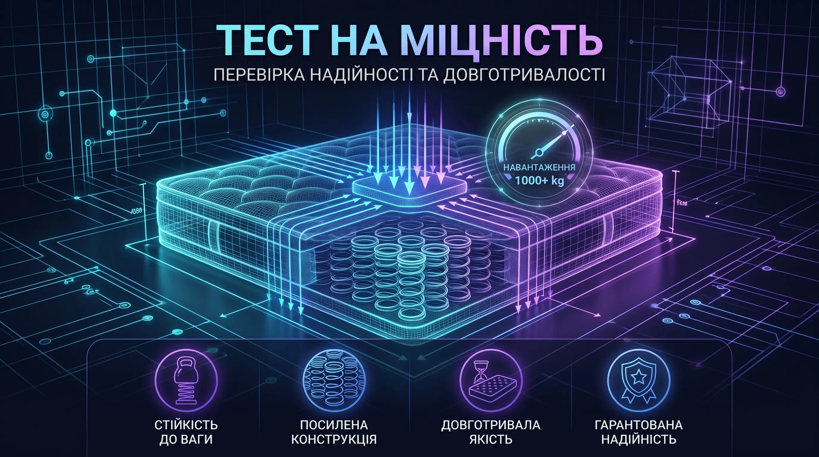 Матрац при вазі 100, 120 і 150+ кг: що витримає і що зламається за рік