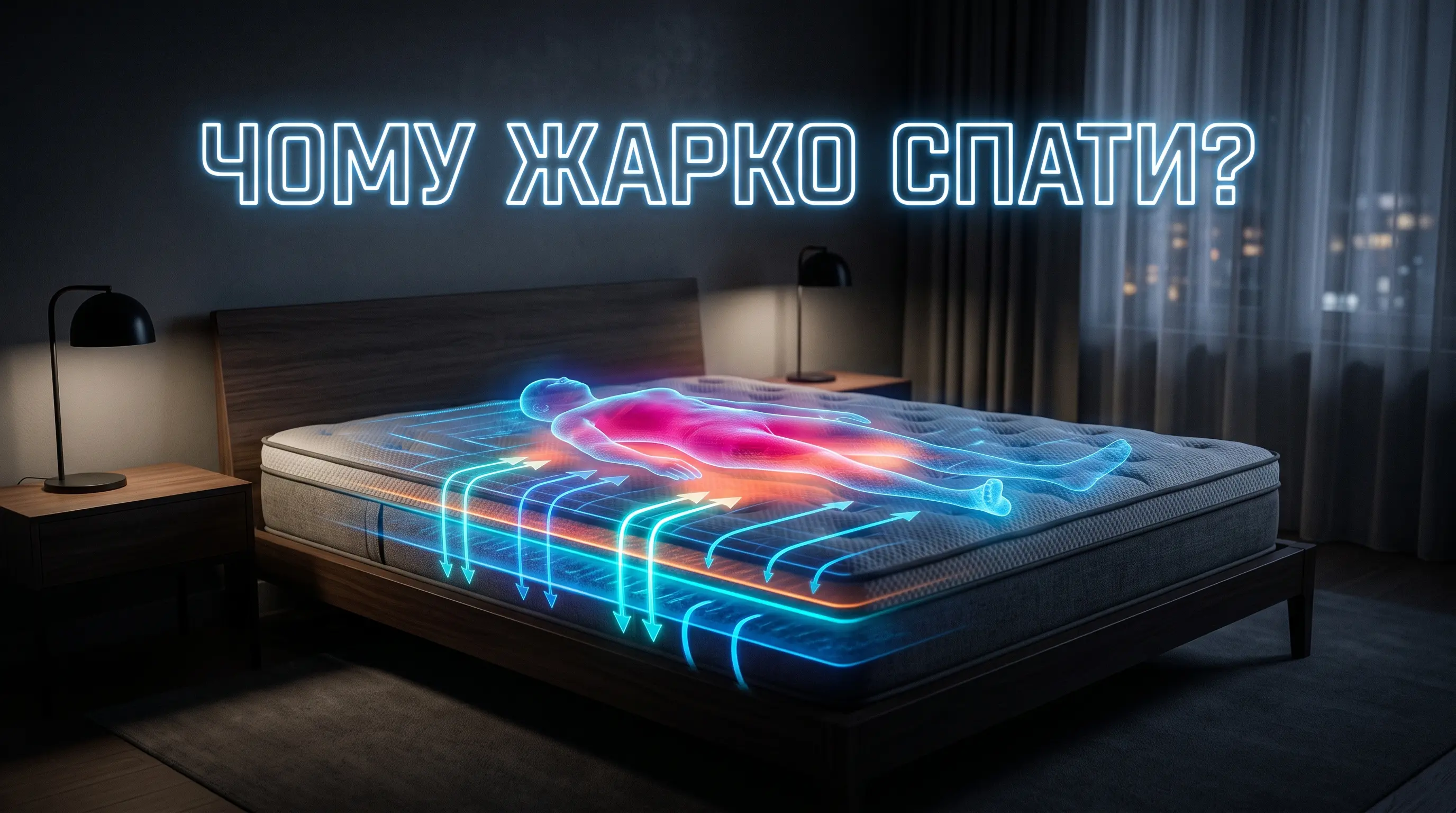 Чому жарко вночі навіть у прохолодній кімнаті і яку роль відіграє ваш матрац