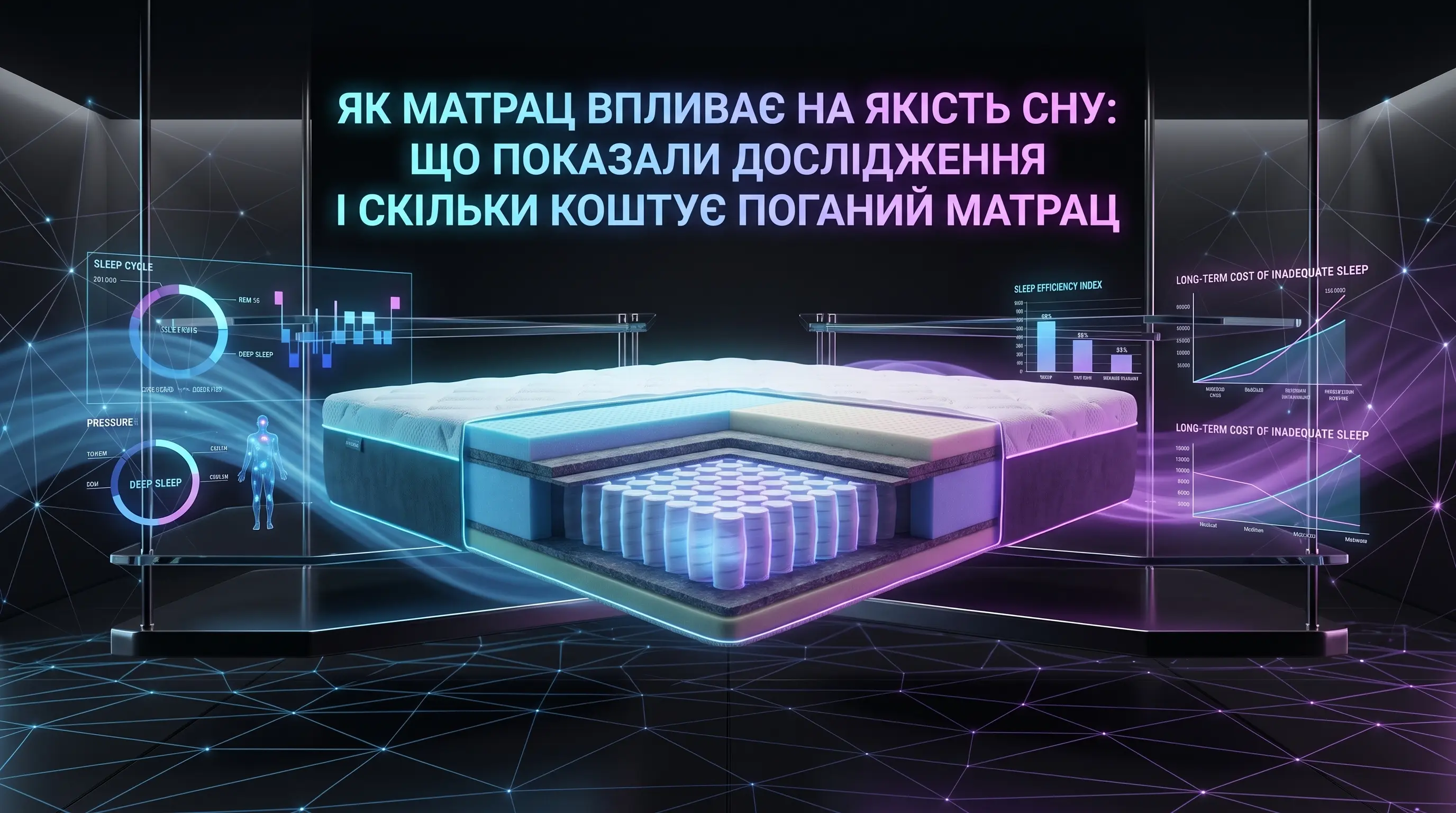 Як матрац впливає на якість сну: що показали дослідження і скільки коштує поганий матрац