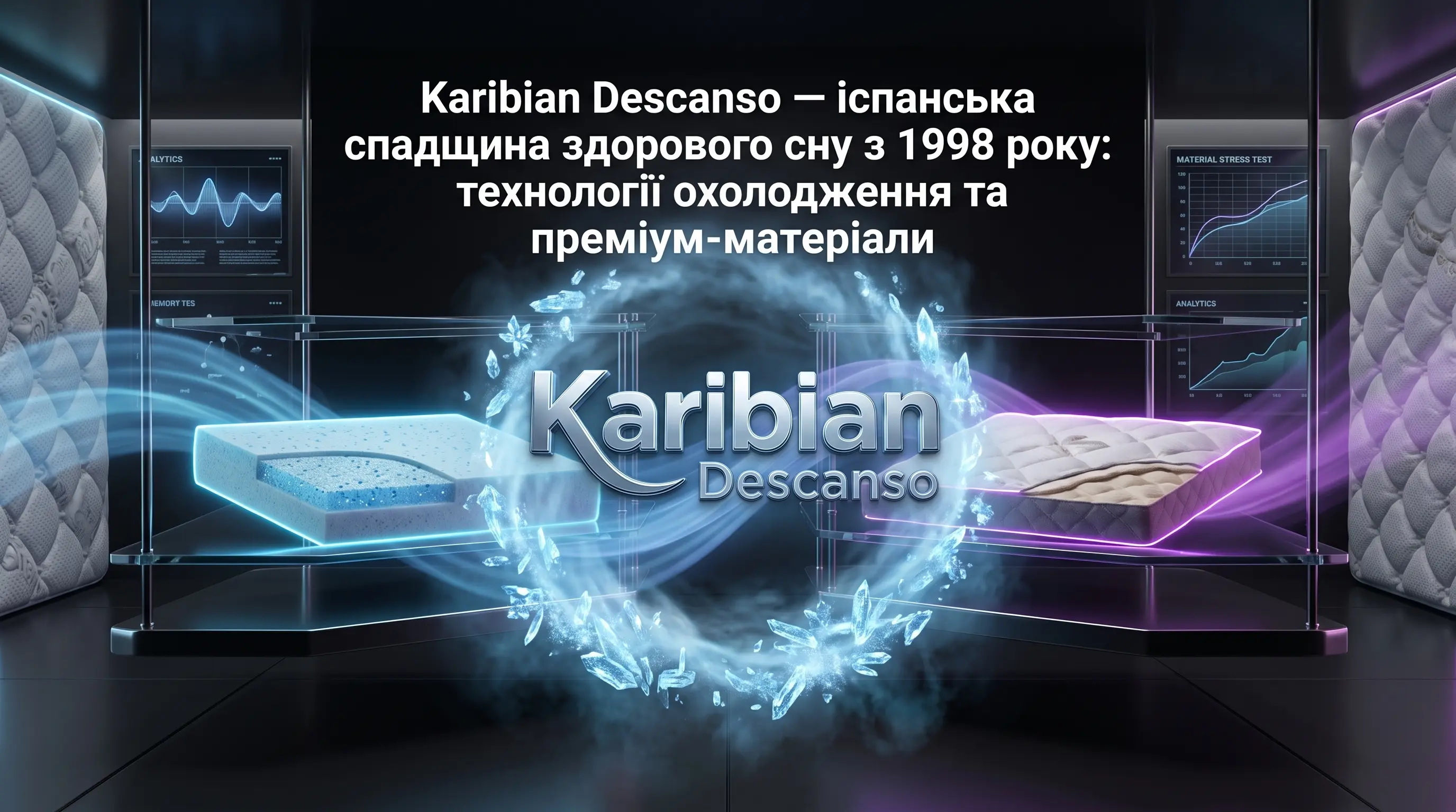 Karibian Descanso — іспанська спадщина здорового сну з 1998 року: технологія охолодження і преміальні матеріали