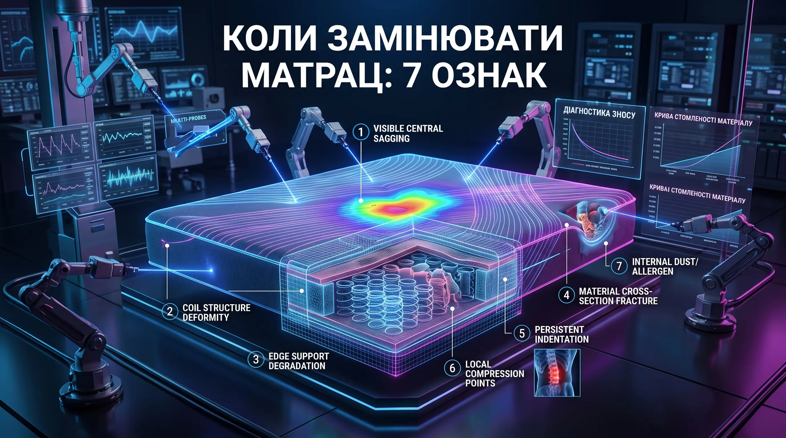 Коли замінювати матрац: 7 ознак що час — і що каже наука