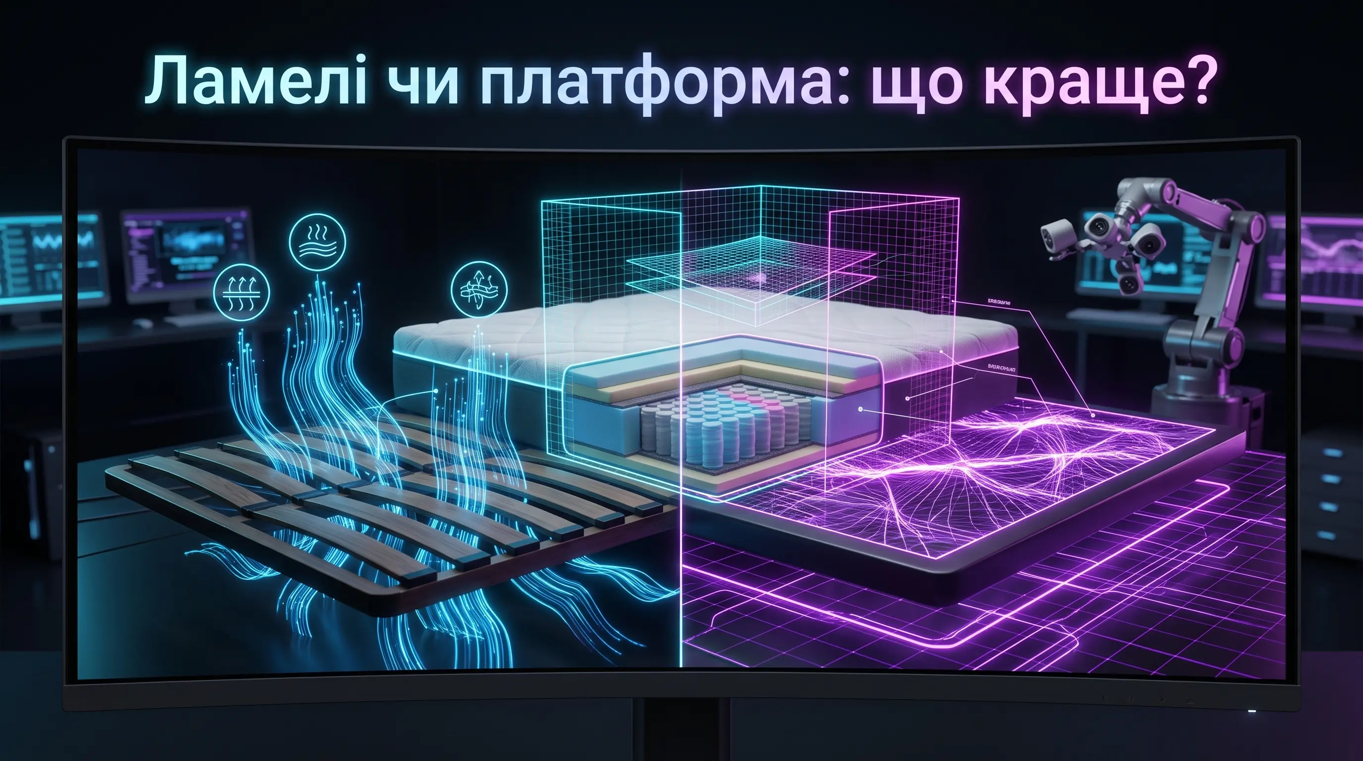 Яка основа для матраца краща: ламелі чи платформа — і чому це важливіше ніж думають