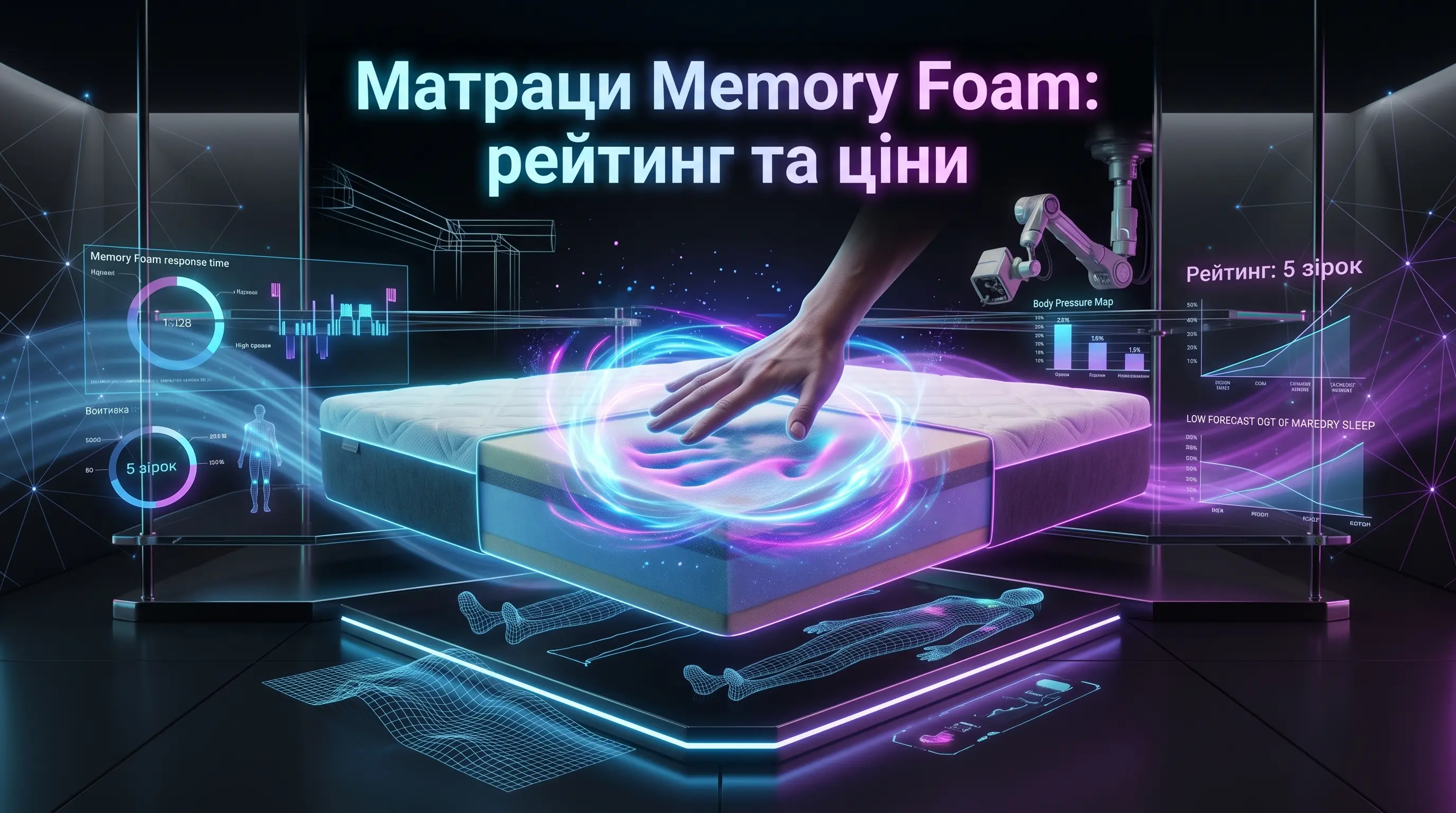 Купити матрац Memory Foam в Україні — рейтинг, ціни і що реально важливо