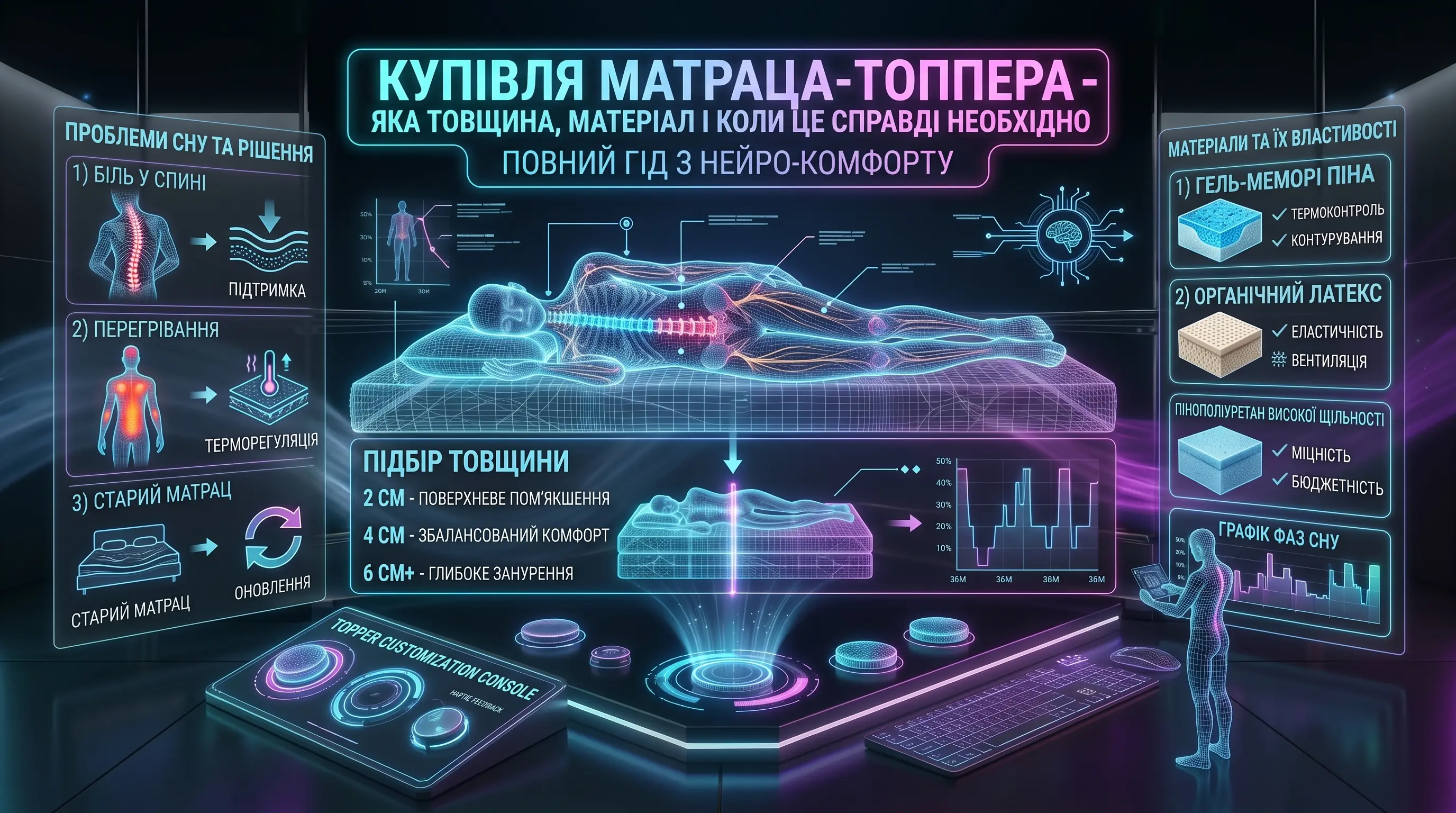 Купити топер на матрац — яку товщину, матеріал і коли це справді потрібно