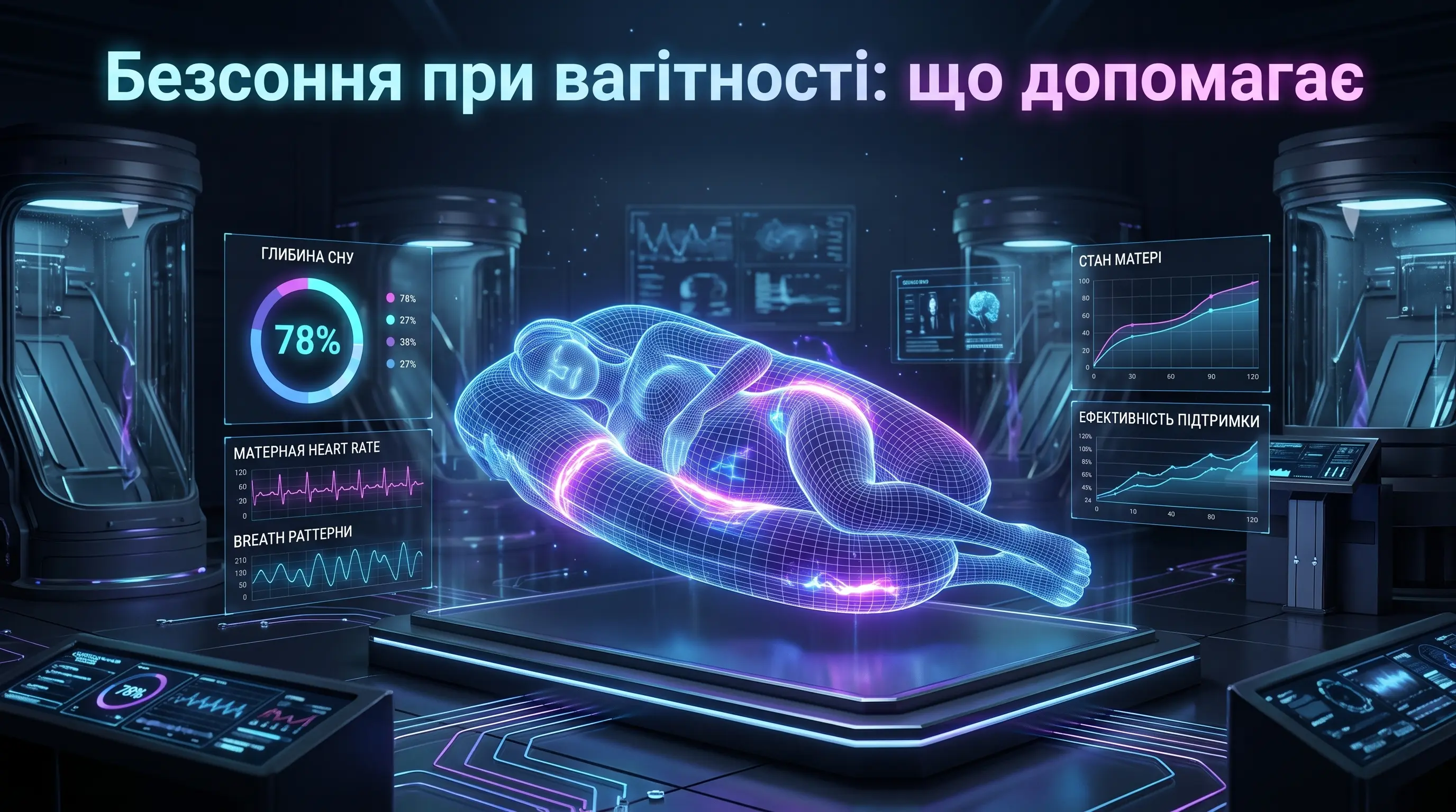 Безсоння при вагітності: чому 78% вагітних погано сплять і що реально допомагає
