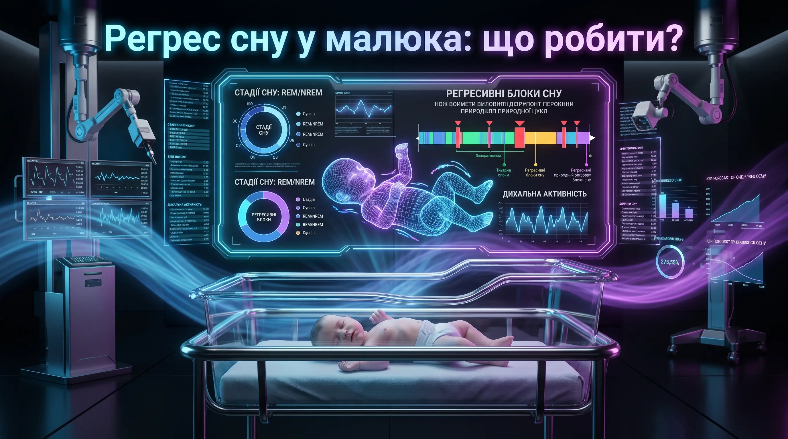 Регрес сну у малюка: що це таке, коли відбувається і як допомогти собі і дитині