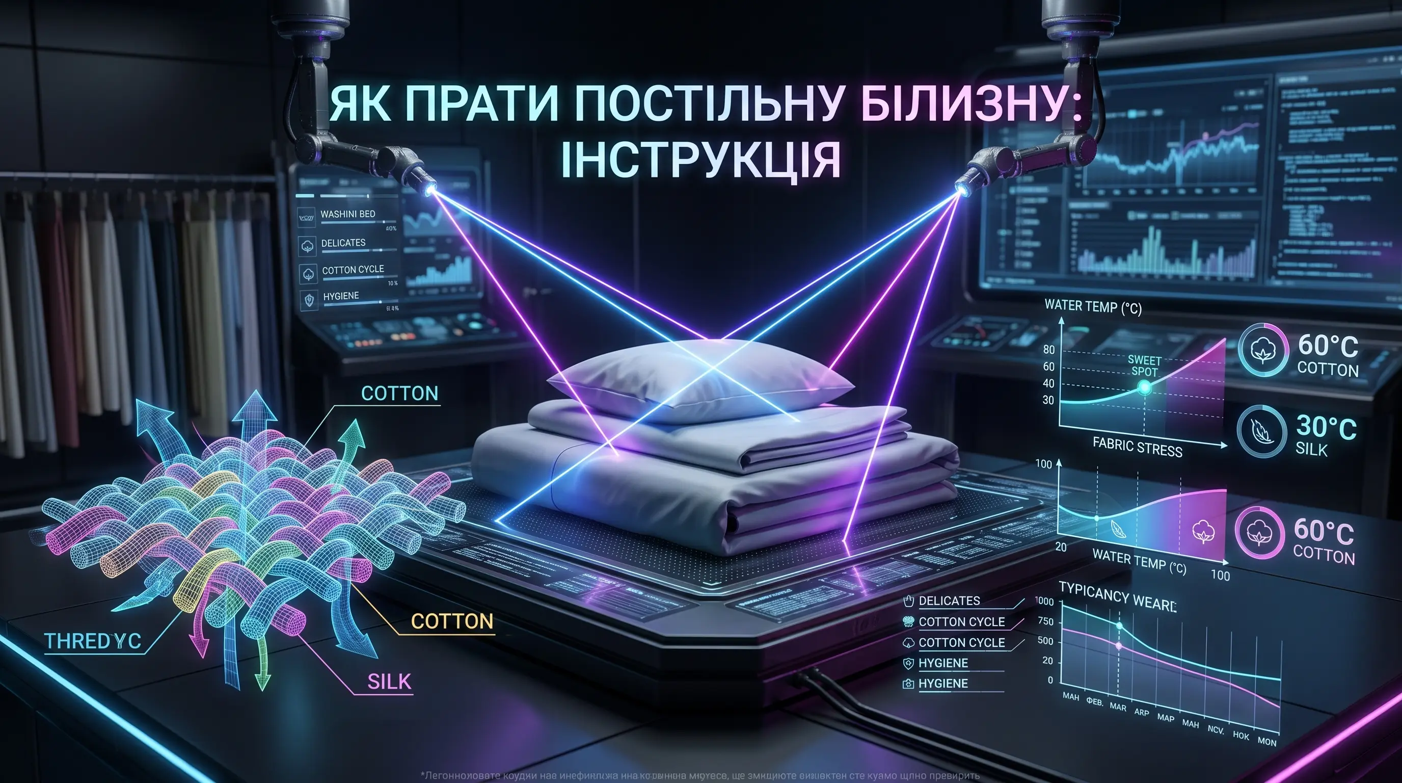 На якому режимі прати постільну білизну: температура, цикл і частота — повна інструкція