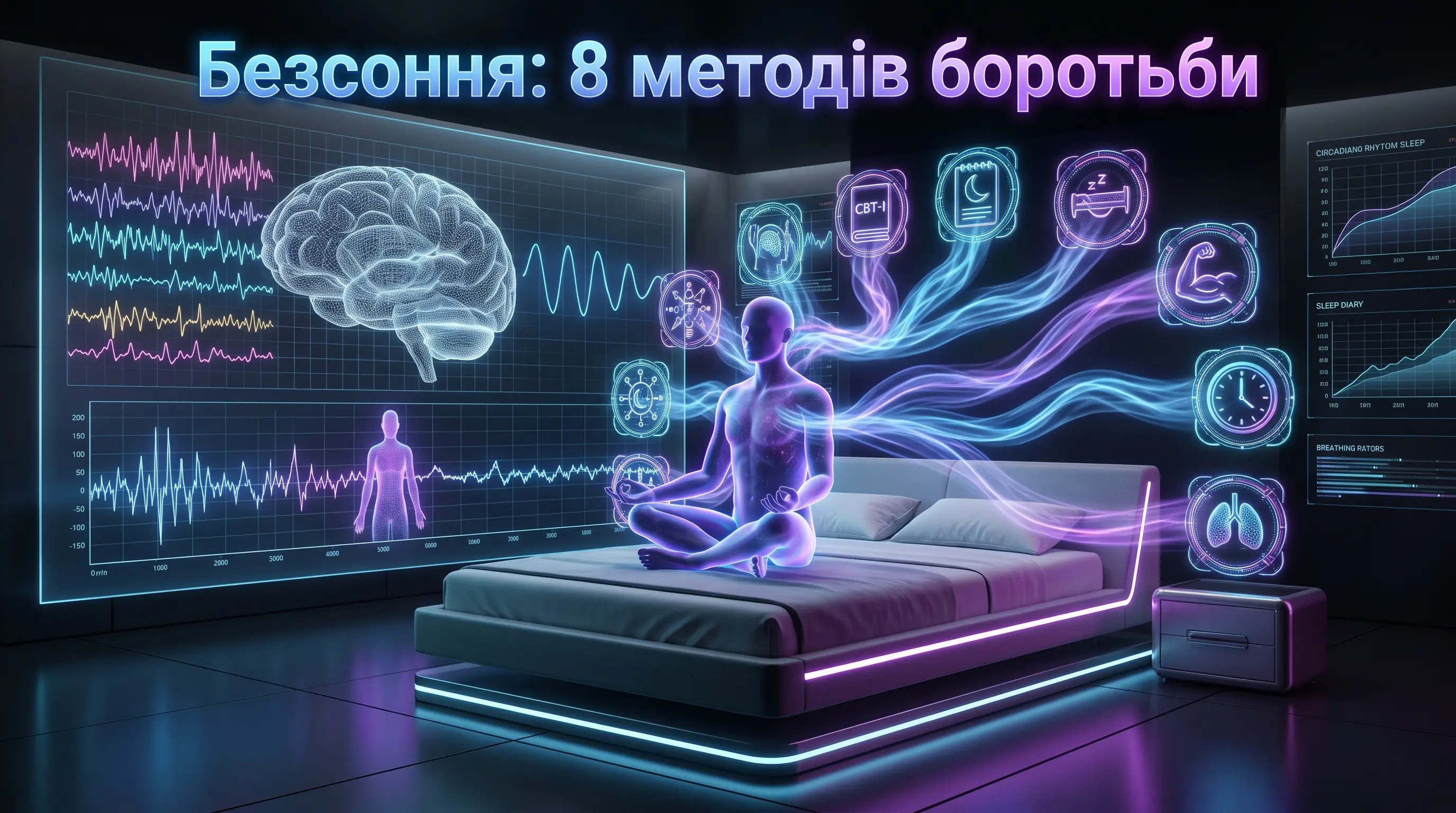 Безсоння: 8 методів які реально позбавляють від нього — від когнітивних технік до режиму