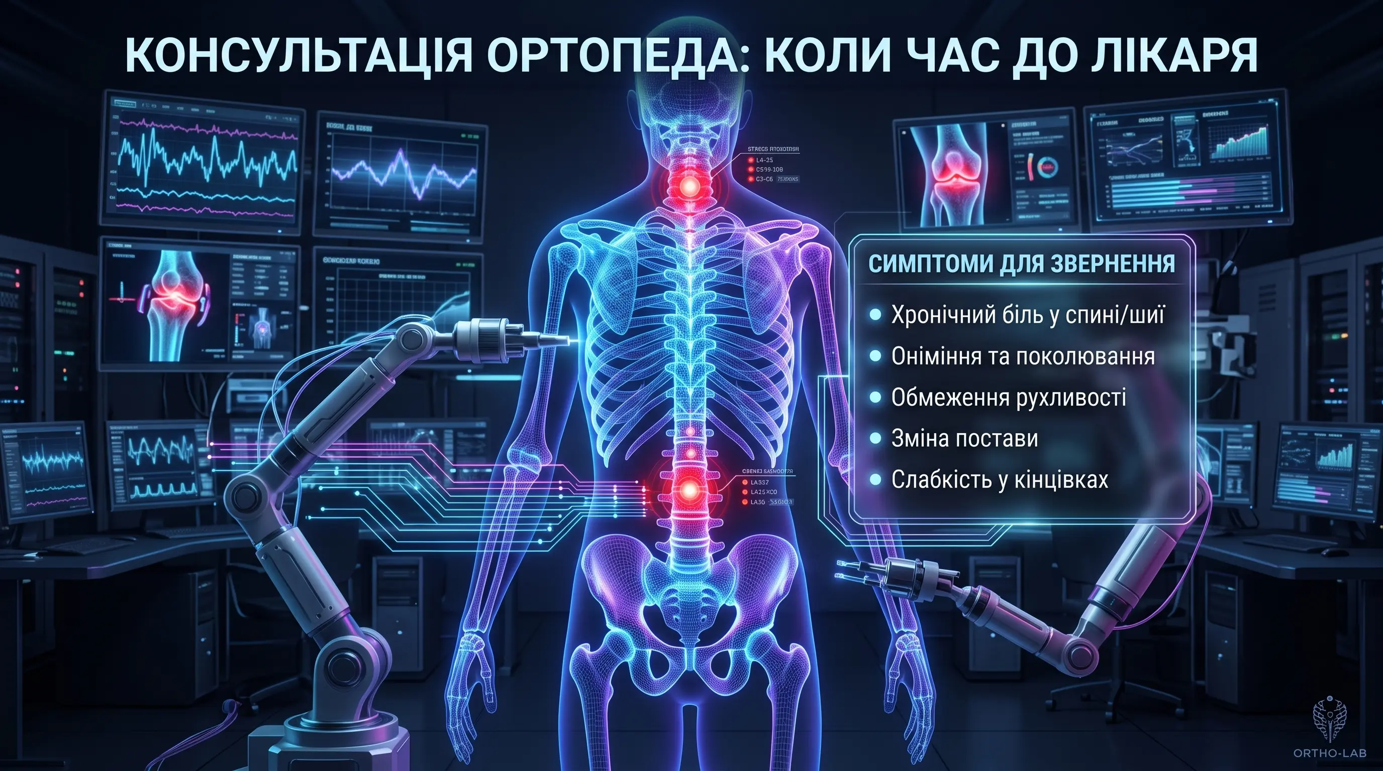Консультація ортопеда: коли біль у спині вимагає лікаря а не нового матраця — і що питати