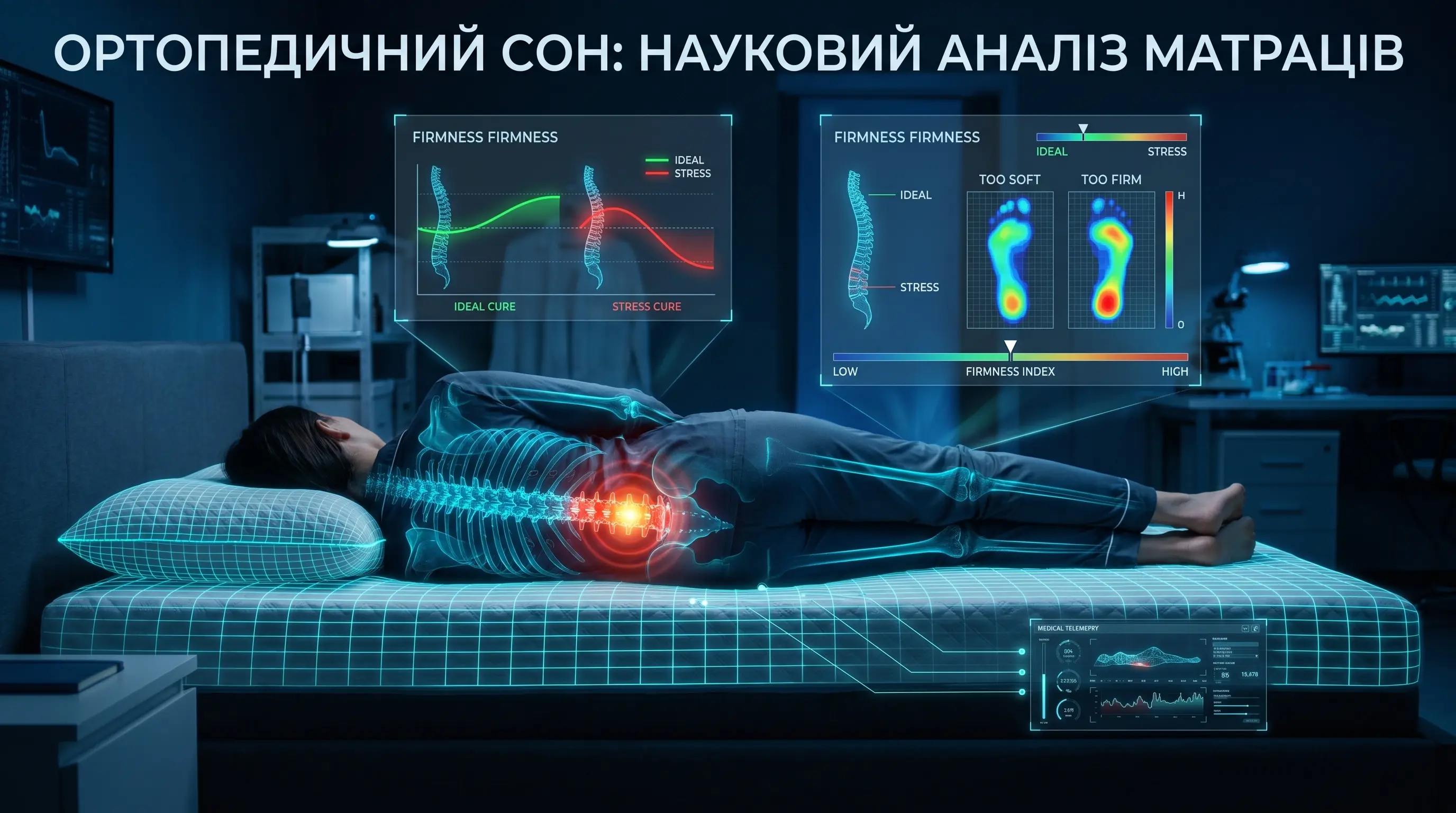 Болить поперек після сну — матрац надто м'який чи жорсткий: як визначити