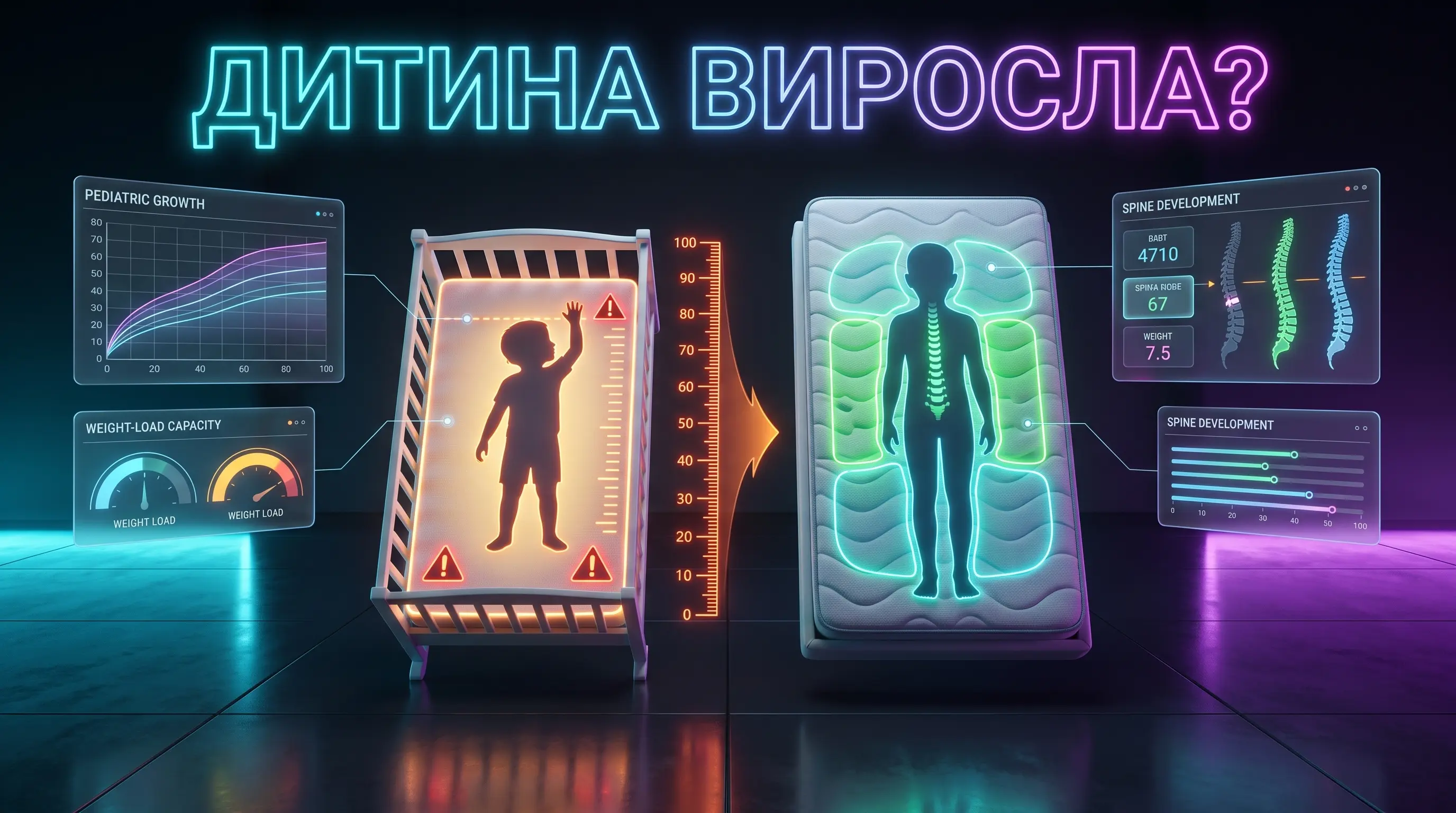 Дитина виросла з ліжечка — як зрозуміти що час міняти матрац