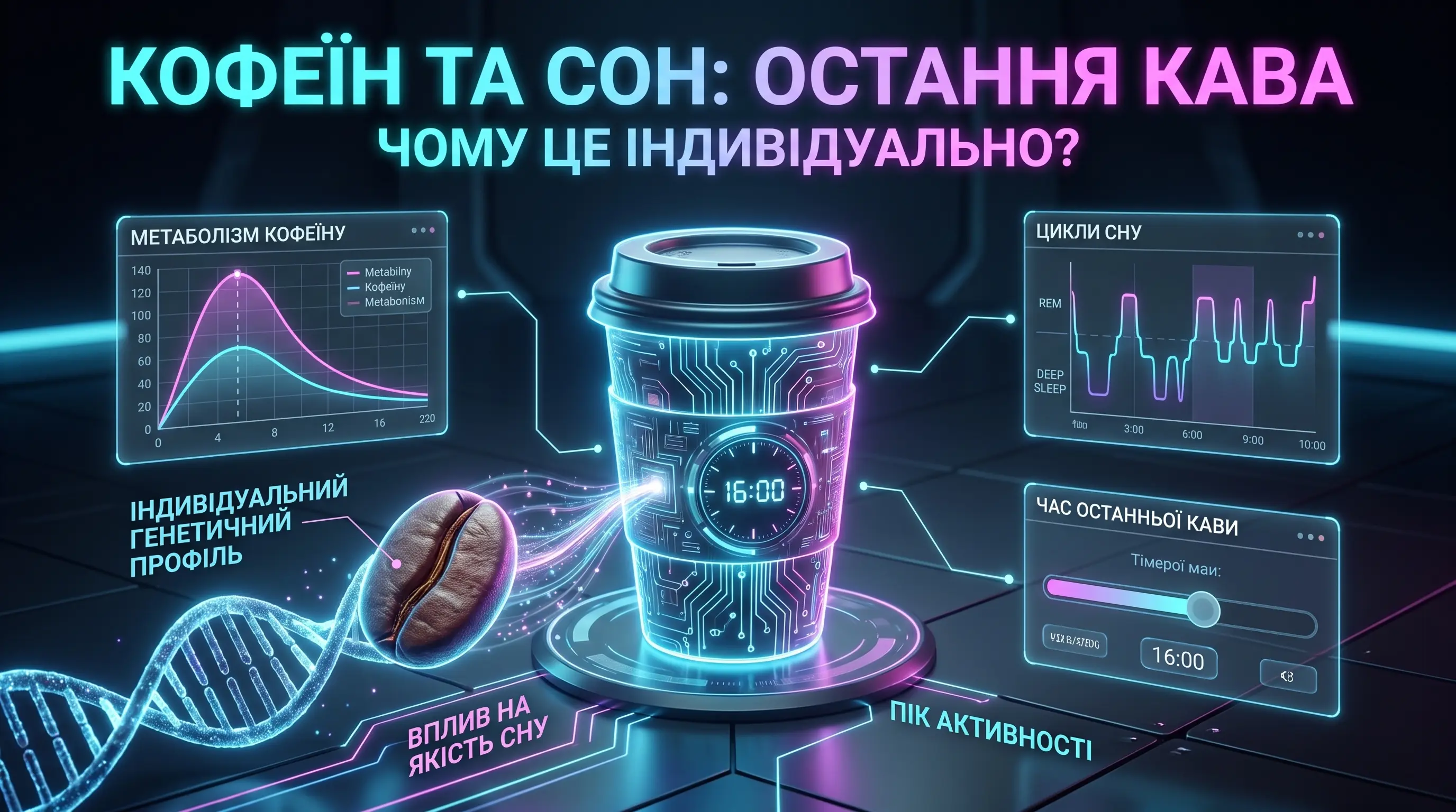 Кофеїн і сон — о котрій треба випити останню каву і чому це індивідуально