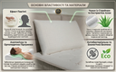 Ортопедична подушка Karibian Descanso Noe Opcion 01 з ефектом пам’яті та чохлом з алое 4