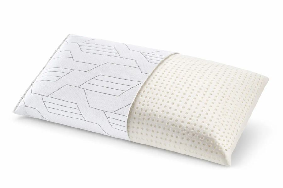 Гіпоалергенна ортопедична подушка Memory Eco з піною Memory Foam та натуральним бавовняним чохлом